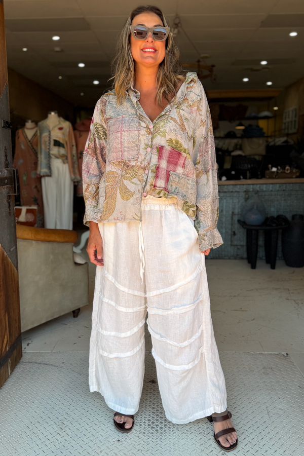 ENCHANTED FIELDS TOP - ASH