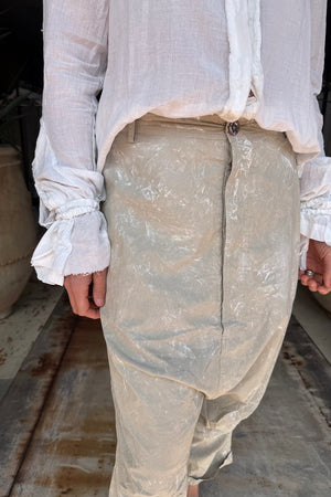 PANT DROP LINEN FOG