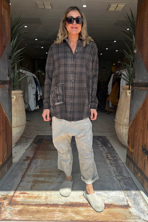 ALLORA SHIRT - TRUFFLE OLD DYE