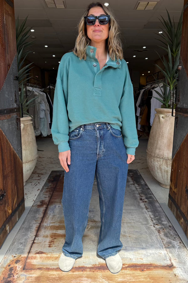 TIMELESS PULLOVER - AQUA