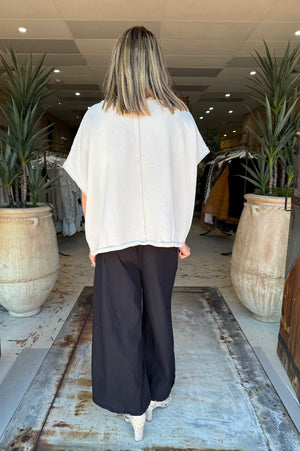 MASSEWEICH TOP - HANFSWEAT GEFUHL (CREAM)