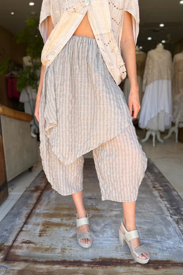 LOTUS PANT - DOVE/ALABASTER