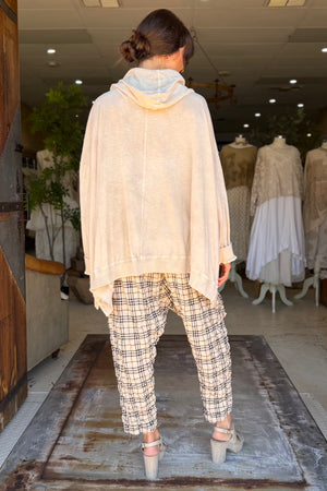 QUEEN ANNE'S LACE EMBROIDERED BODE SWEATSHIRT - OAT