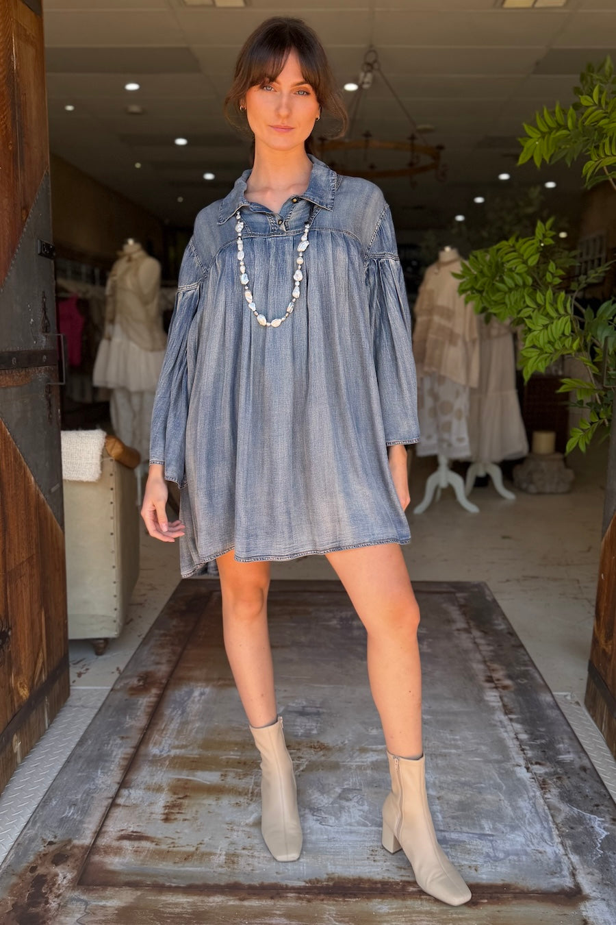 PLEATED TOGETHER TUNIC