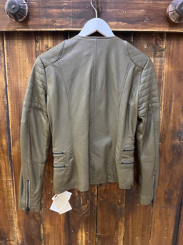 W14 STREET GREENWICH MOTOR LEATHER JACKET