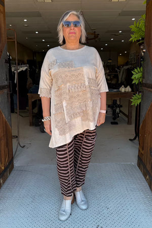 BRIDGERTON SHORT SLEEVE TEE - OAT