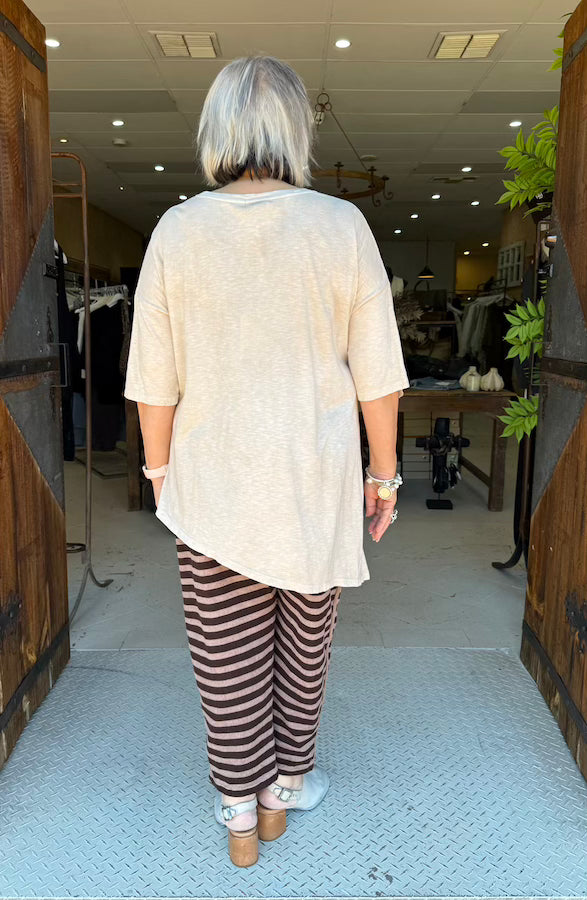 BRIDGERTON SHORT SLEEVE TEE - OAT