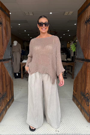 MAGLIA FOGLIA - GRANO