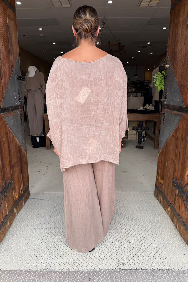 CAMICIA FOGLIA - GRANO