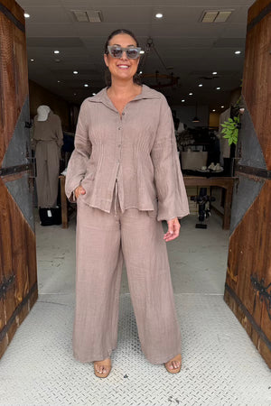 CAMICIA NEFERTITI - GRANO