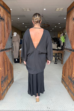 LE ROBE MINI DRESS - BLACK