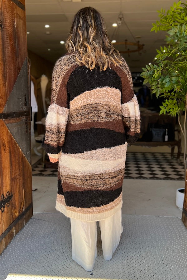 MESH KNIT BALLOON SLEEVE