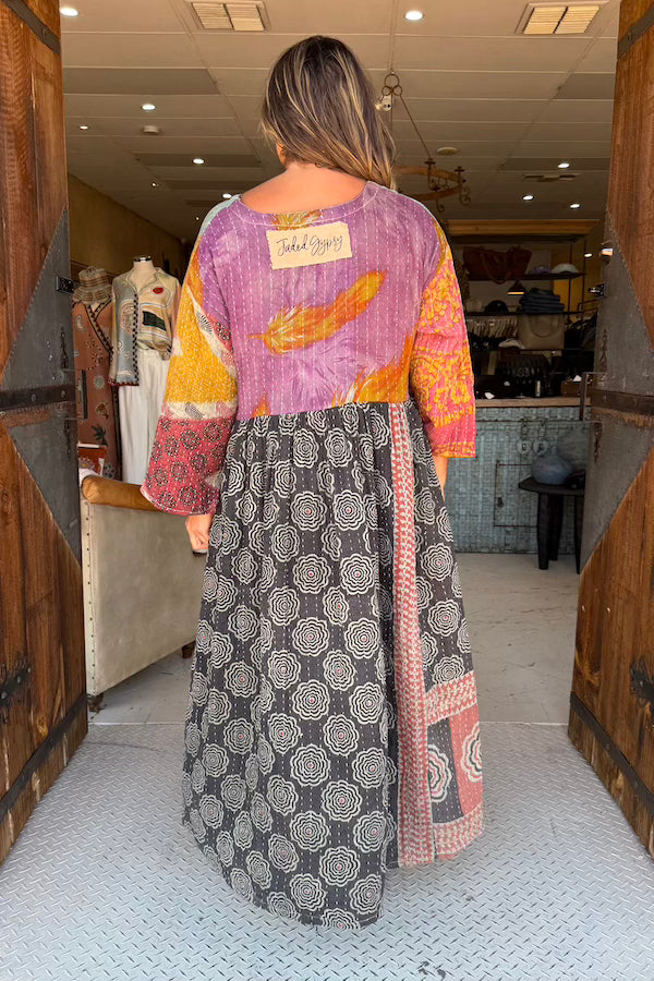 KANTHA SUNRISE DRESS - COLOUR COMBO 5