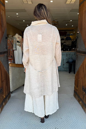 LONG WEEKENDER SHIRT - OAT