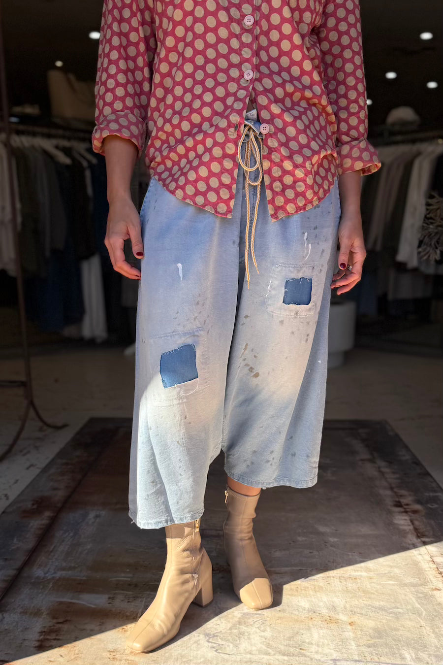 EARTHSONG HAREM PANT - CHAMBRAY
