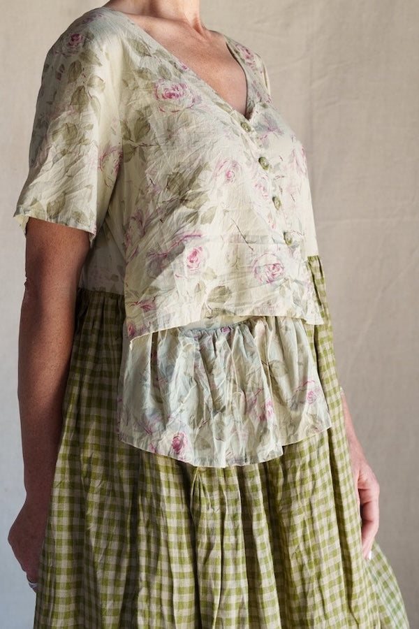 DRESS RINA - VERVEINE FLEURS