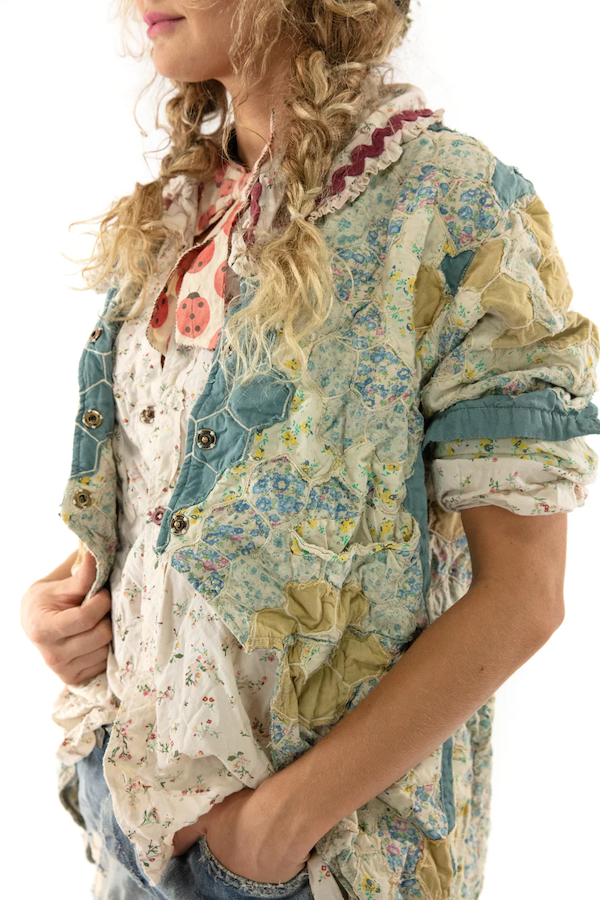 QUILTWORK EMMETT JACKET - JACKET 562 EDEN