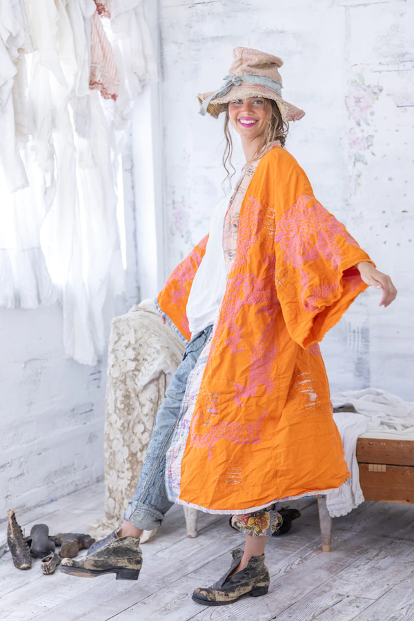 DHARMA DRAGON EMBROIDERED KIMONO - JACKET 809