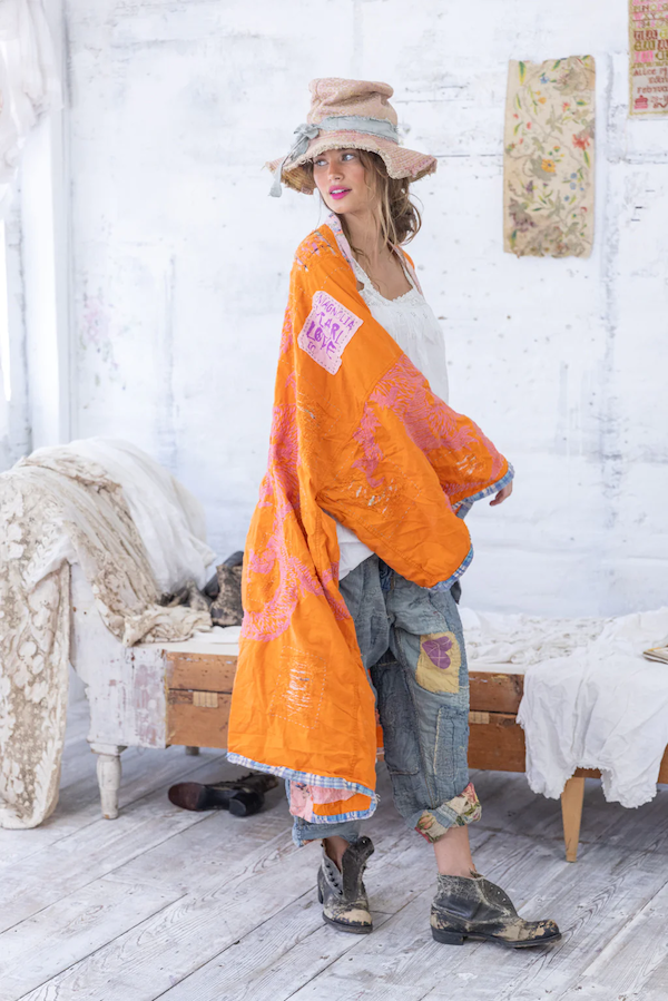 DHARMA DRAGON EMBROIDERED KIMONO - JACKET 809
