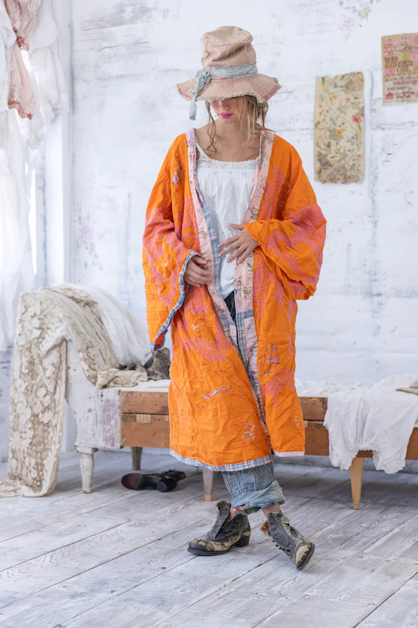 DHARMA DRAGON EMBROIDERED KIMONO - JACKET 809