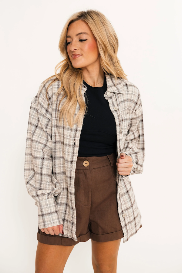 ASHLEY PLAID KRISTA SHIRT