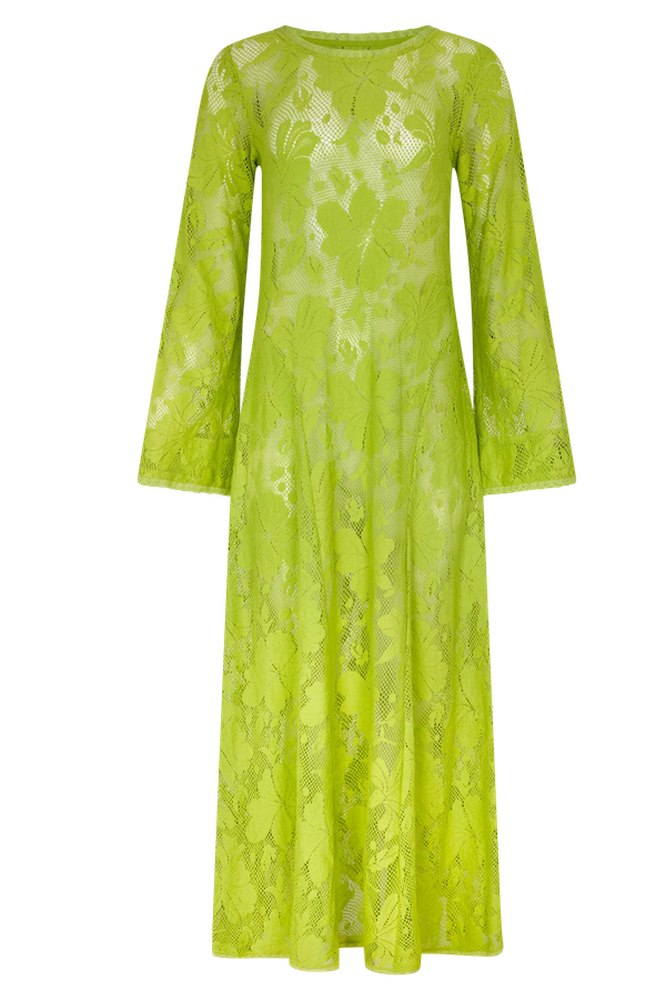 NOVA LACE CHERRY MAXI DRESS