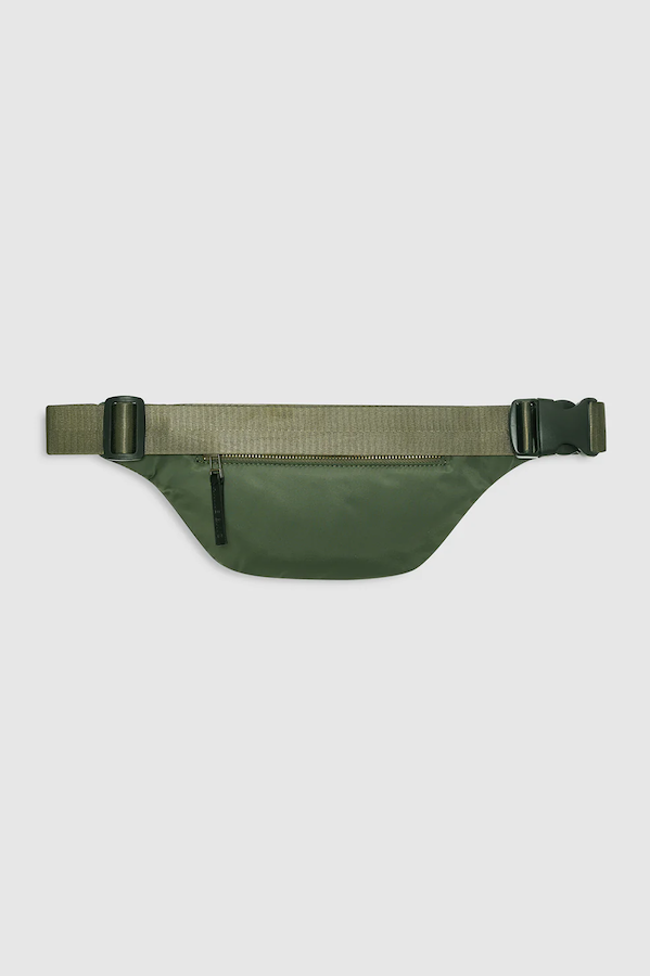 LEON SMALL WAIST BAG NYLON - ARMY GREEN