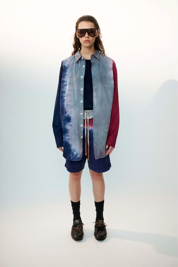 COOL LONG SLEEVE SHIRT - NAVY/LEAD/BERRY
