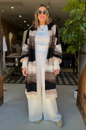MESH KNIT BALLOON SLEEVE