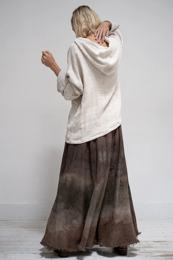 MARTYNA SHORT HOODIE - NATURAL