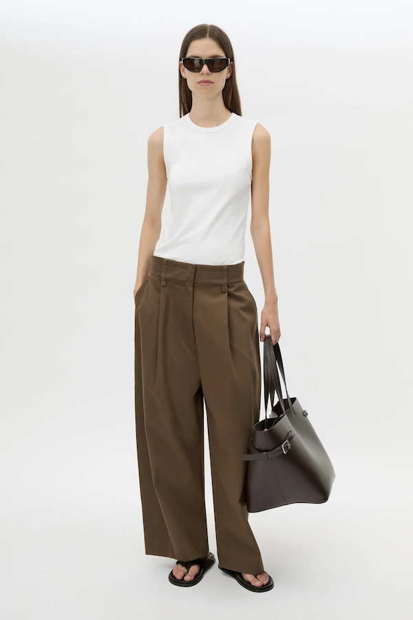 MAGNOLIA DRILL PANT - ELM