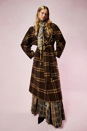 COAT WITH VEST DETAIL