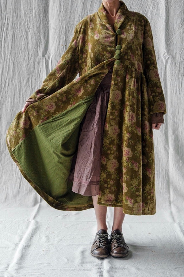 COAT MAURI - VELOUR FLEURS