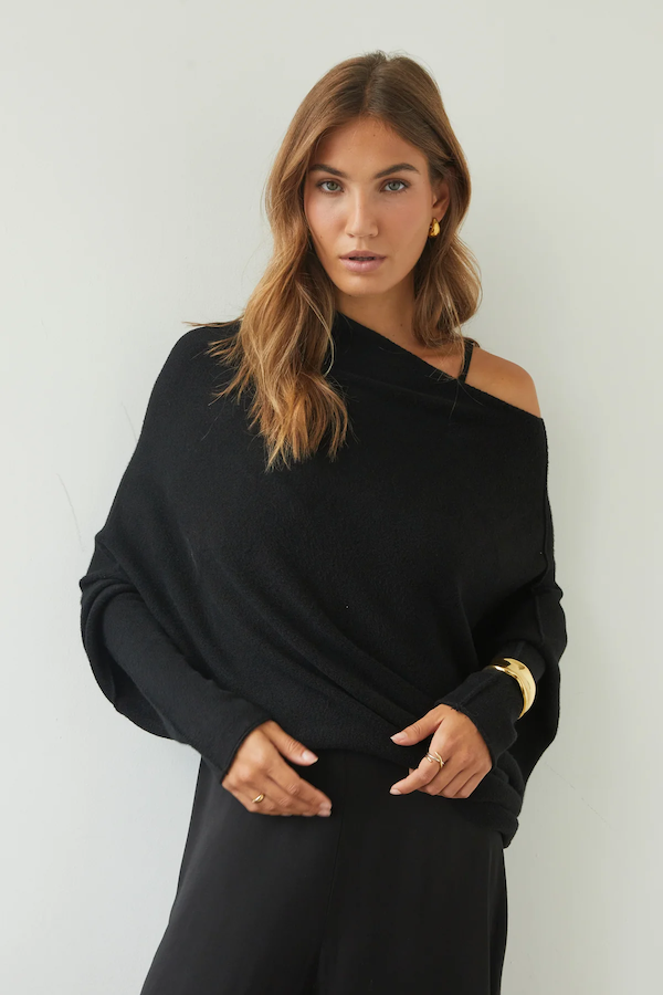 NATALIE SWEATER - BLACK