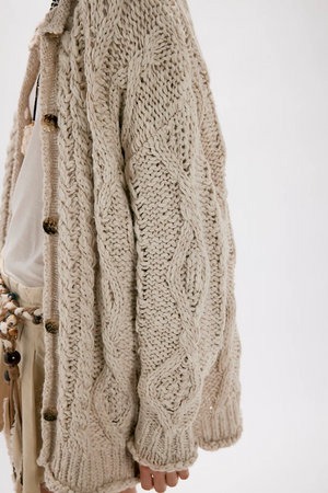 OPAL CARDIGAN - CLEAN IVORY