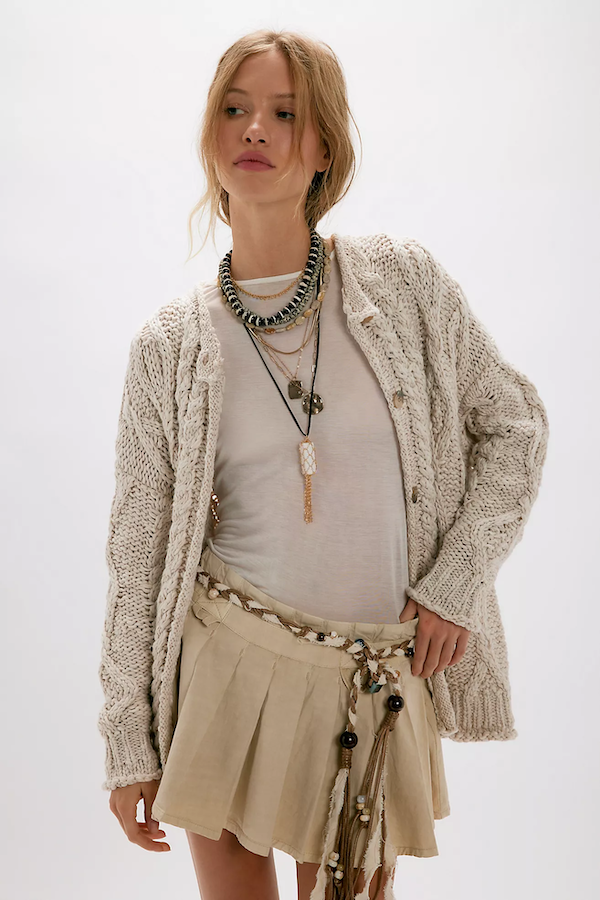 OPAL CARDIGAN - CLEAN IVORY