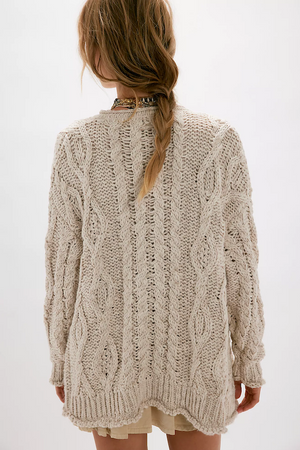 OPAL CARDIGAN - CLEAN IVORY