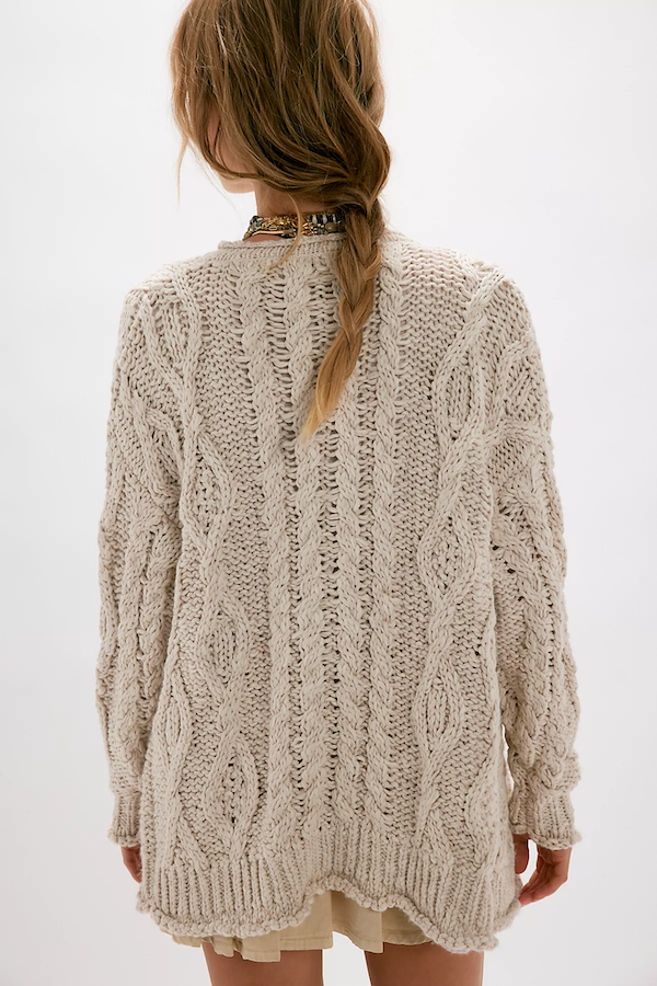 OPAL CARDIGAN - CLEAN IVORY