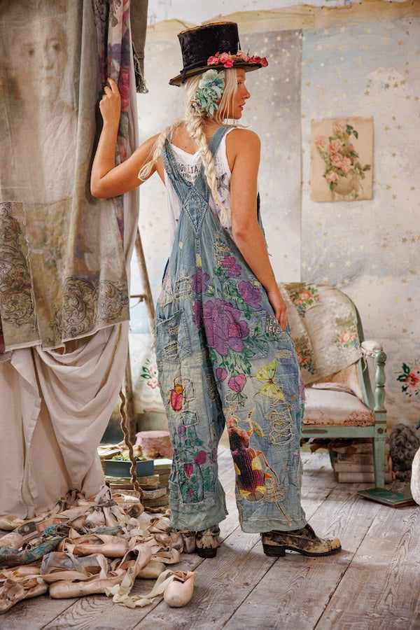 NIGHT GARDEN BENJAMIN WIDE LEG OVERALLS - OVERALLS 149