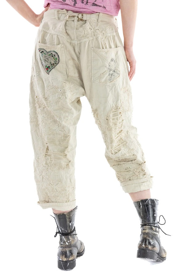 EMBROIDERED AMOUR MINERS PANTS 461