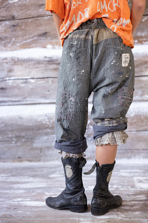 QUILTED MINER PANTS - PANTS 512