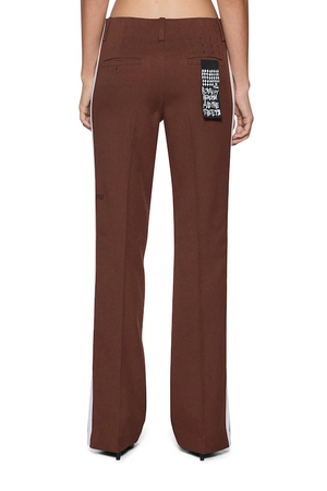 DARE STRAIGHT TROUSER - CHOCOLATE
