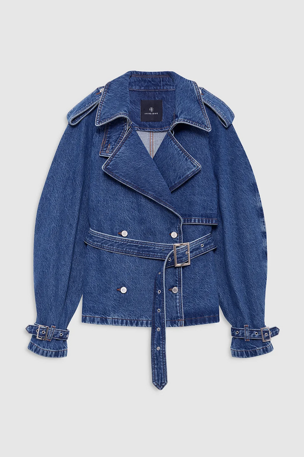 PASCALE TRENCH - CLEAN INDIGO