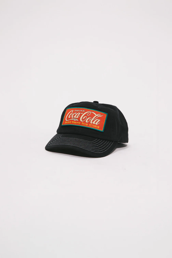 1920S COKE DAD CAP - BLACK