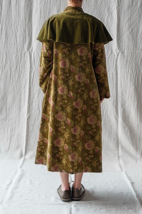 COAT POETI - VELOURS FLEURS
