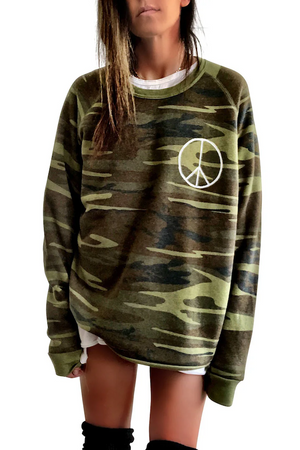 PLAYTIME CAMO SWEATSHIRT