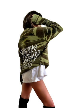PLAYTIME CAMO SWEATSHIRT