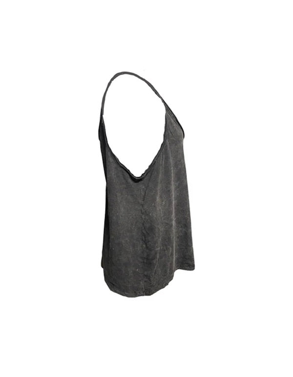 PRISCILA TANK TOP - WASHED BLACK