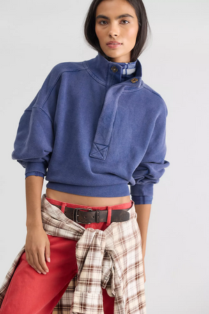 TIMELESS PULLOVER - AQUA