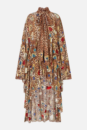 RUFFLE HIGH LOW DRESS - Nazar Nirvana